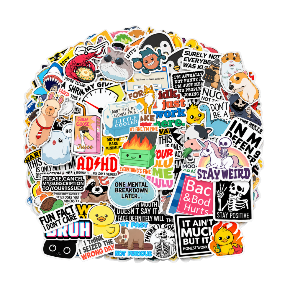 Funny Vinyl Stickers for Adults - Ozerty
