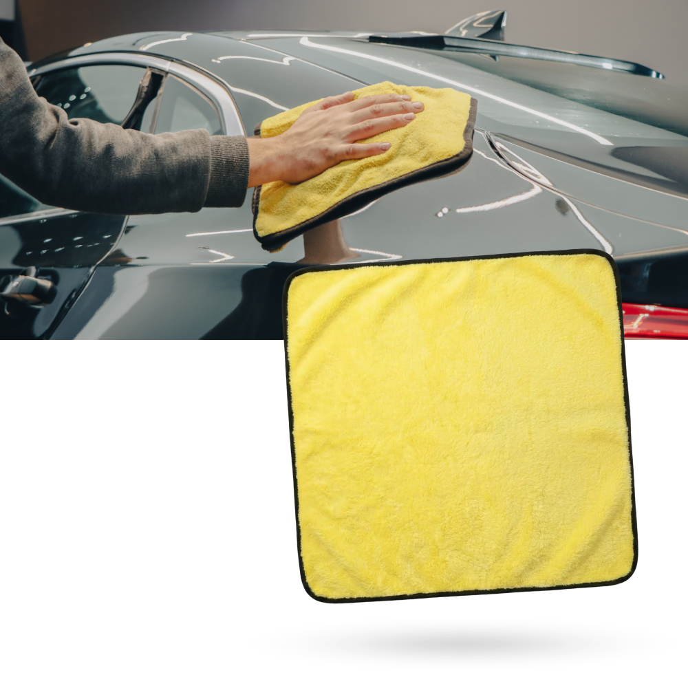 Plush Absorbent Microfiber Car Drying Towel - Ozerty