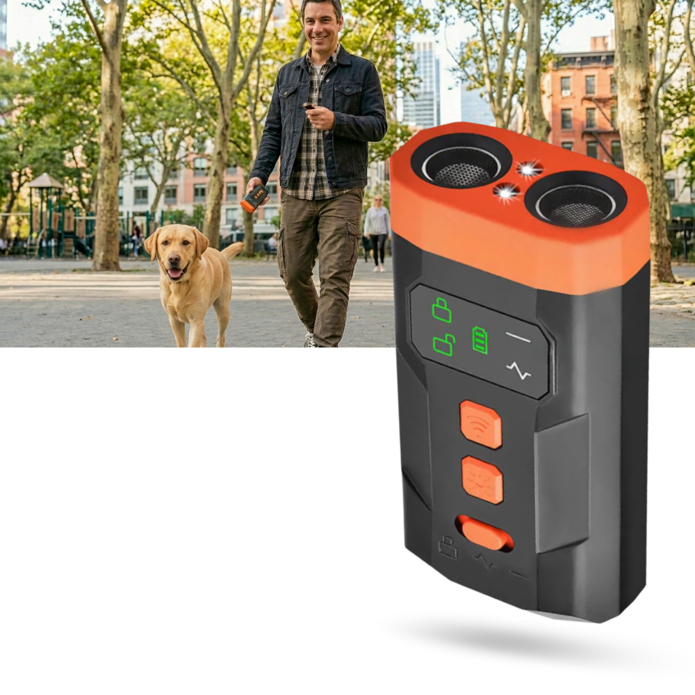 Calm Control Ultrasonic Dog Trainer Repeller - Ozerty