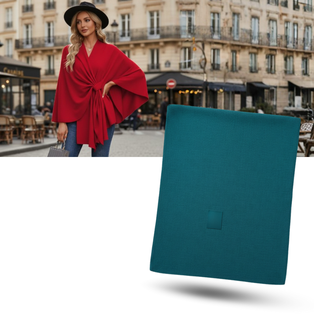 Chic Women Knitted Poncho - Ozerty