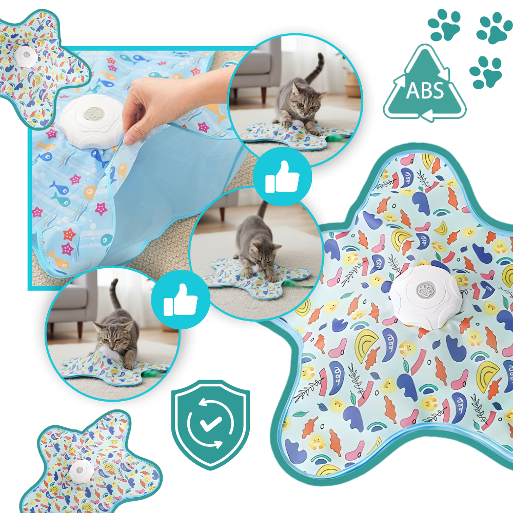 Kitten Teething Feather Toy - Ozerty