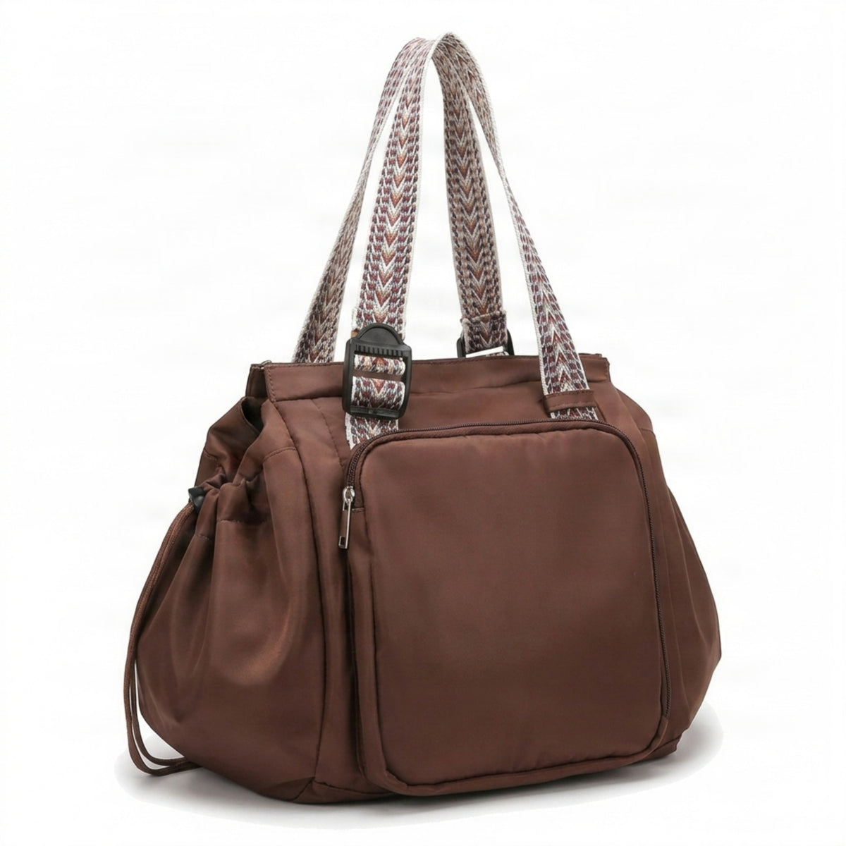 Effortlessly Organized Tote Backpack for Women -Brown - Ozerty