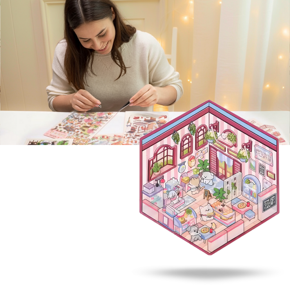 Pastel Home Tales Stickers - Ozerty