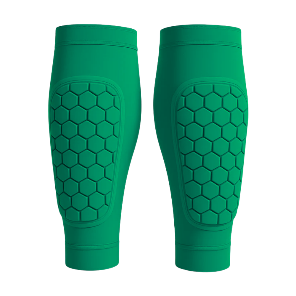 Shin Compression Guard Sleeve -Green - Ozerty