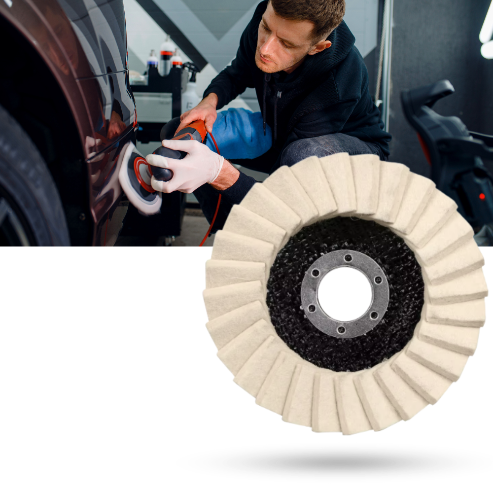 Smooth Flawless Shine Wool Polishing Wheel - Ozerty