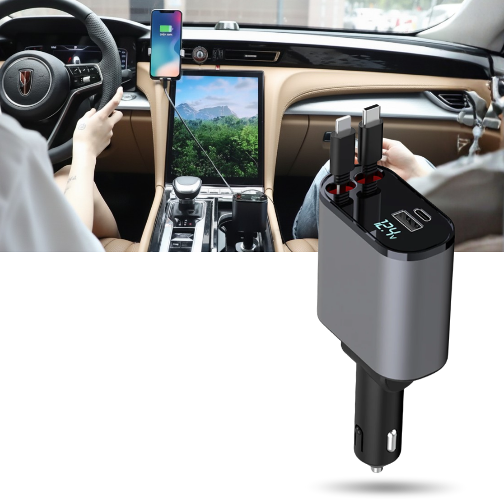 Telescopic Car Charging Station - Ozerty