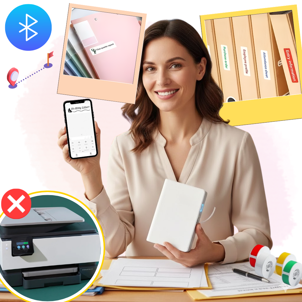 Thermal Portable Label Printer - Ozerty