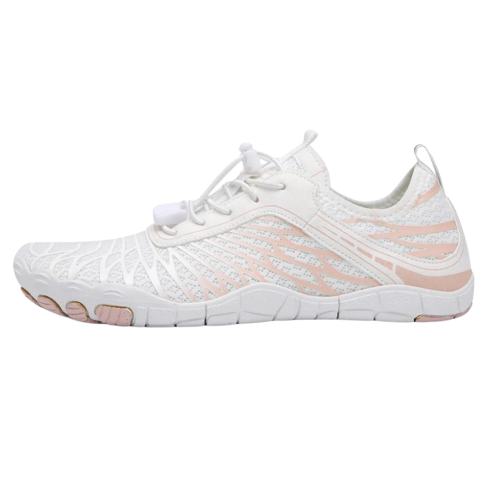 Ultra-Thin Orthopedic Barefoot Shoes -White Pink - Ozerty
