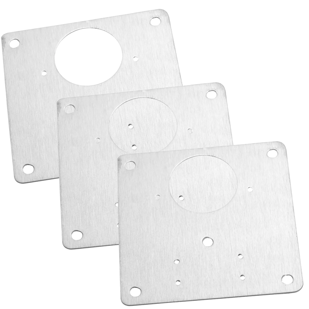 Set of Hinge Repair Plates
