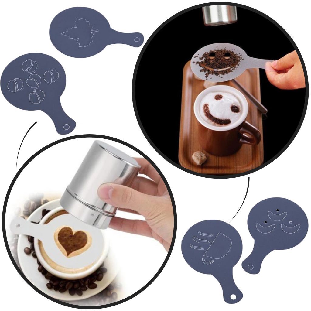 Coffee Stencils (16 Pcs)