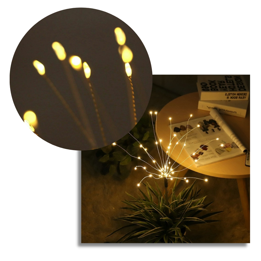 Electric Firework Garden Lights - Ozerty, Automatic Waterproof Outdoor Led Solar Lights  - Ozerty