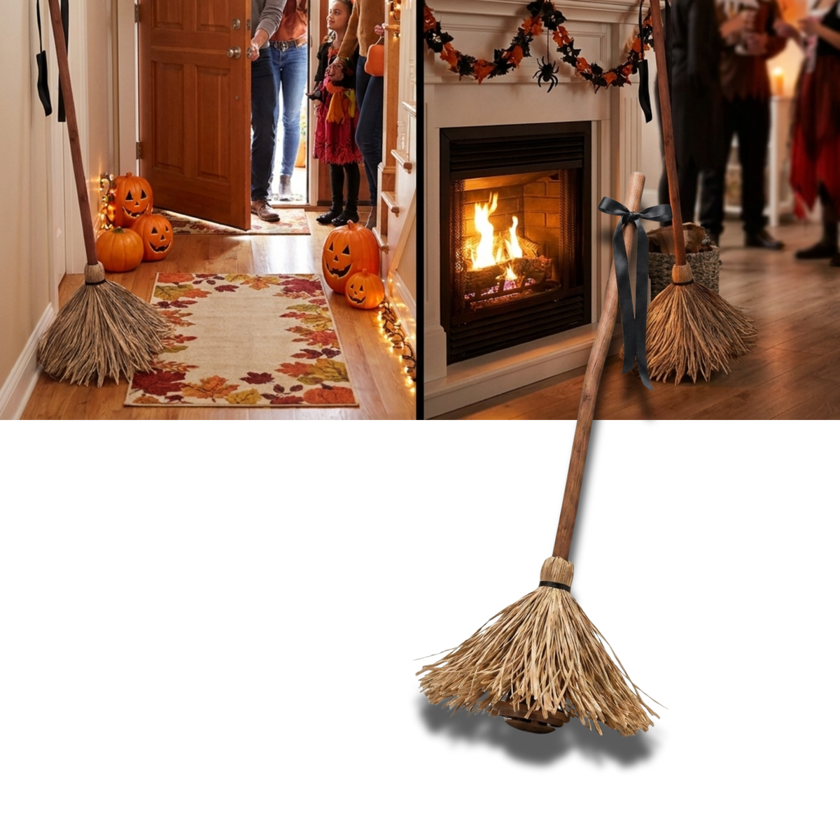 Playfully Haunted Motion Activated Broomstick - Ozerty