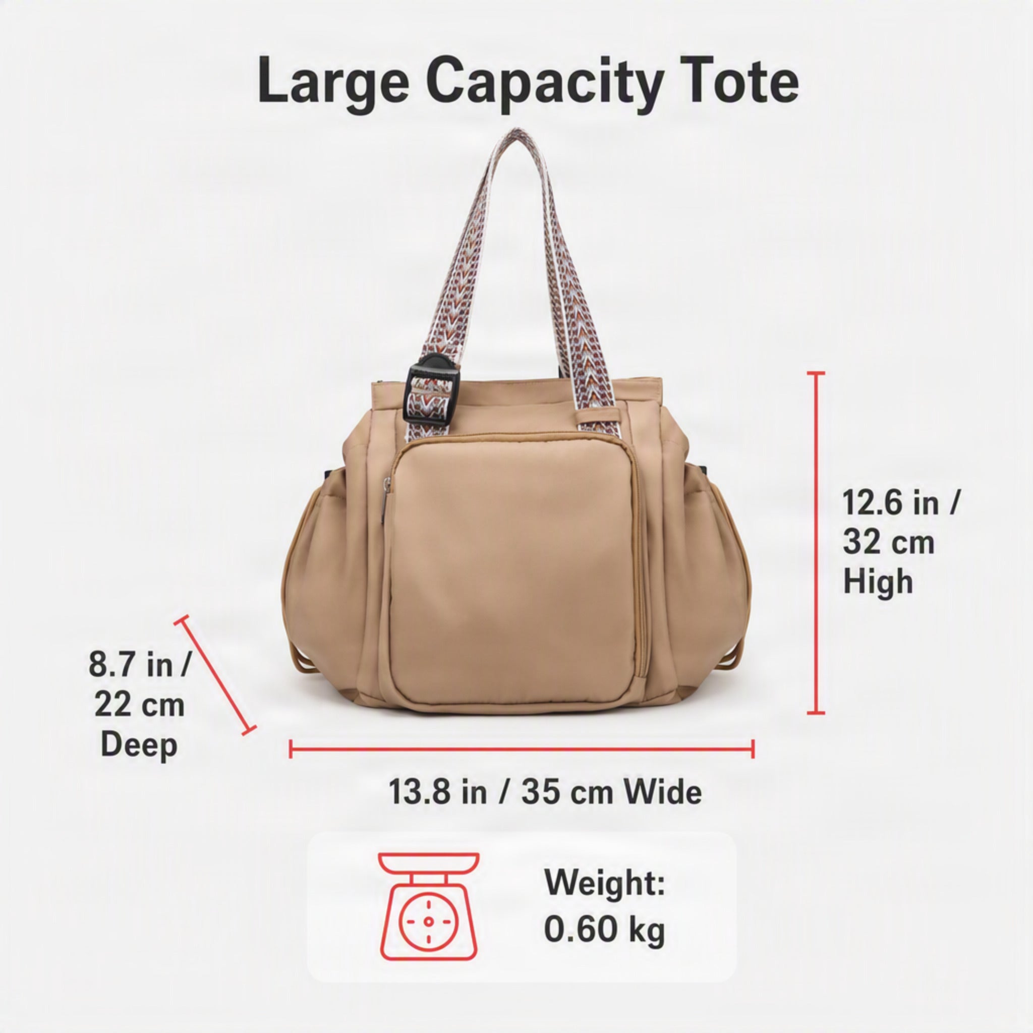 Effortlessly Organized Tote Backpack for Women - Ozerty