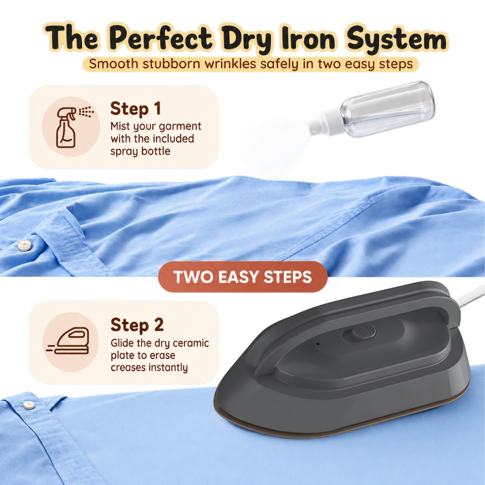 Compact Mini Travel Iron - Ozerty
