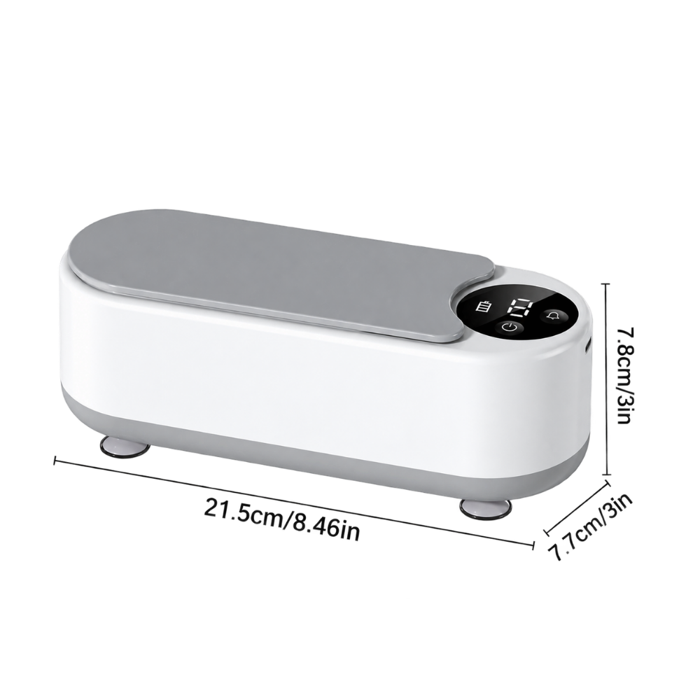 Brilliantly Clear Ultrasonic Jewelry Cleaner - Ozerty