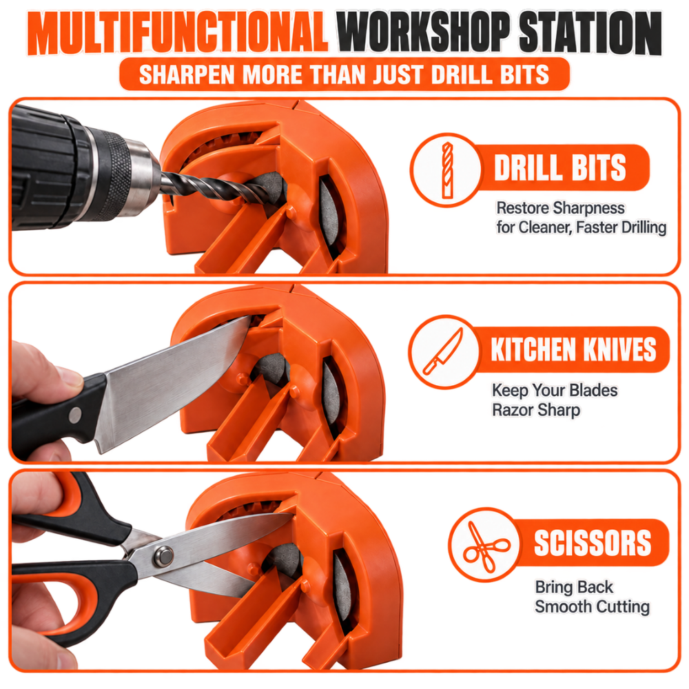 Portable Precise Drill Bit Sharpener - Ozerty