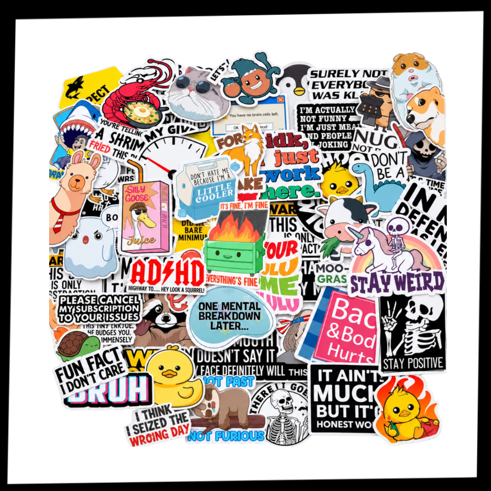 Funny Vinyl Stickers for Adults - Ozerty