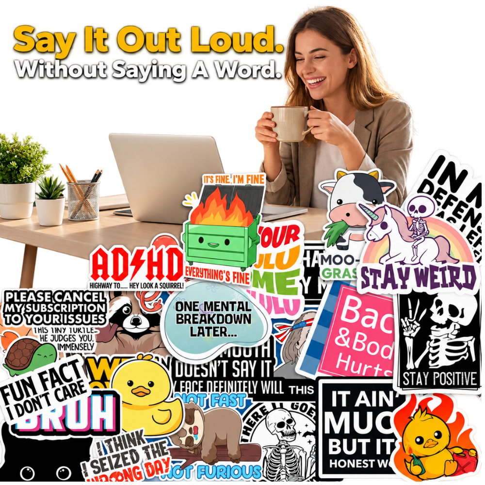 Funny Vinyl Stickers for Adults - Ozerty