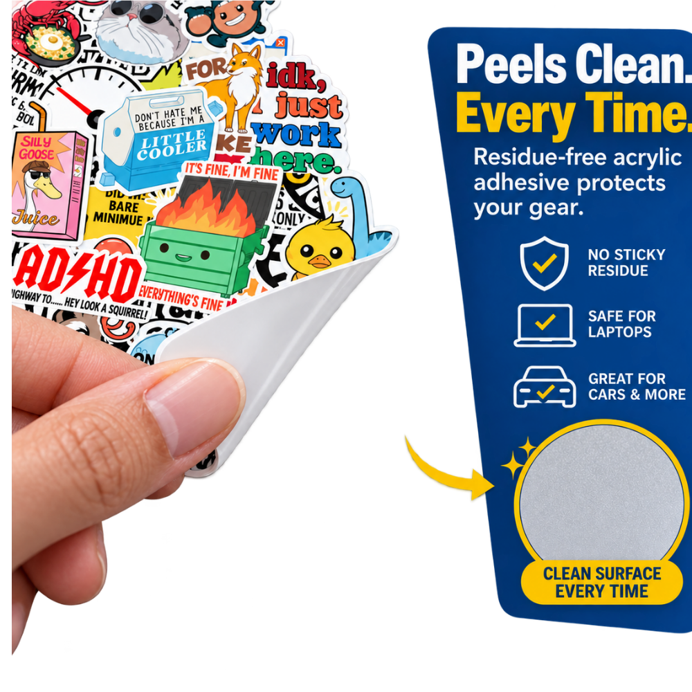 Funny Vinyl Stickers for Adults - Ozerty