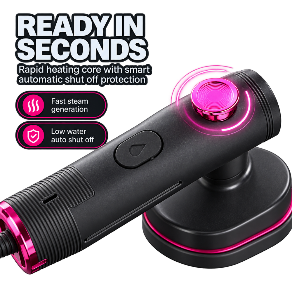 Precisely Agile Portable Steam Iron - Ozerty