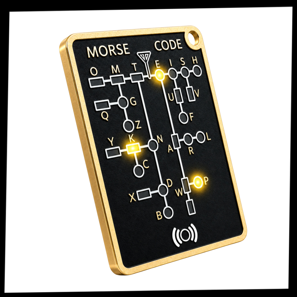 Pocket Ready Morse Code Trainer Card - Ozerty