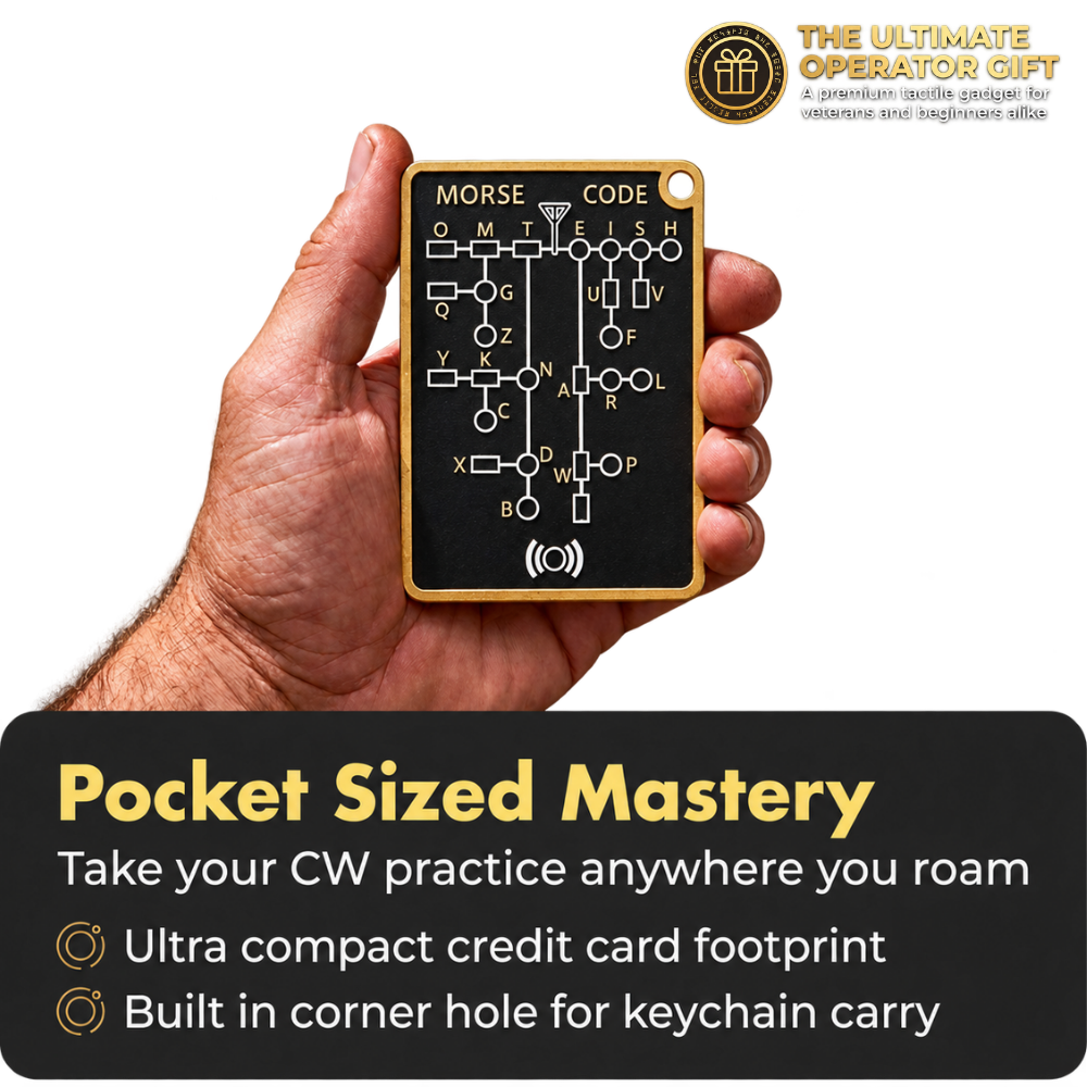 Pocket Ready Morse Code Trainer Card - Ozerty