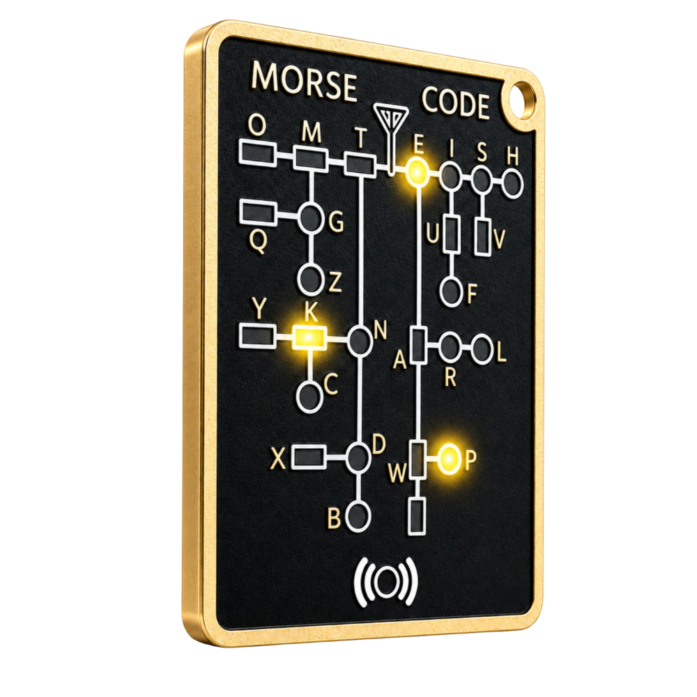 Pocket Ready Morse Code Trainer Card - Ozerty