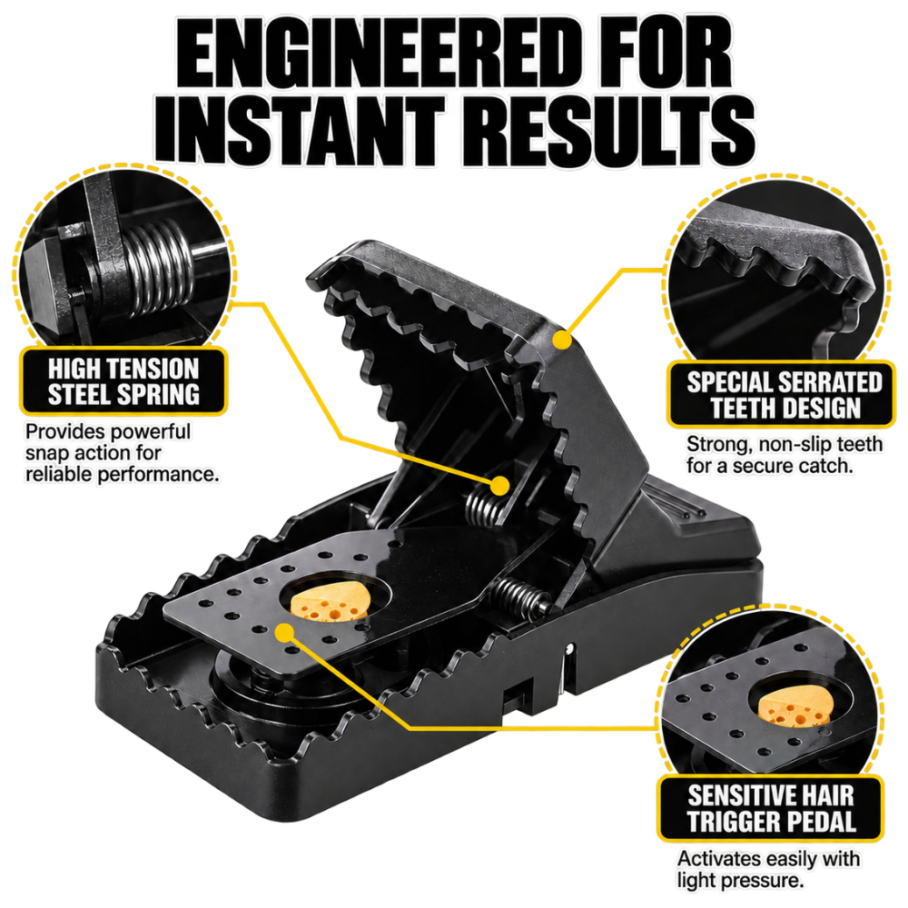 Clean & Easy Reusable Mouse Trap - Ozerty