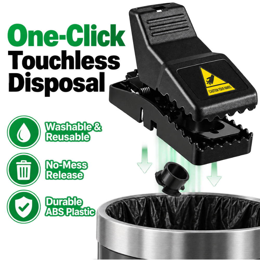 Clean & Easy Reusable Mouse Trap - Ozerty