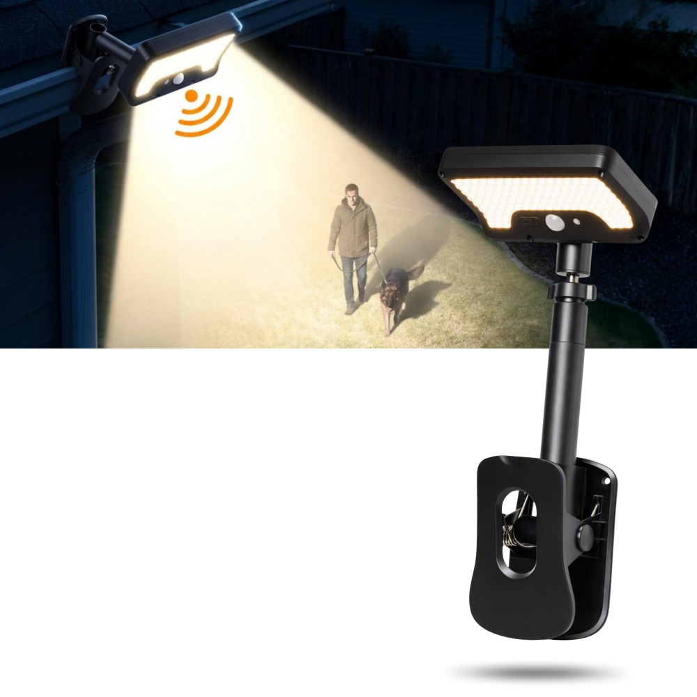 Instantly Secure Clip On Solar Light - Ozerty