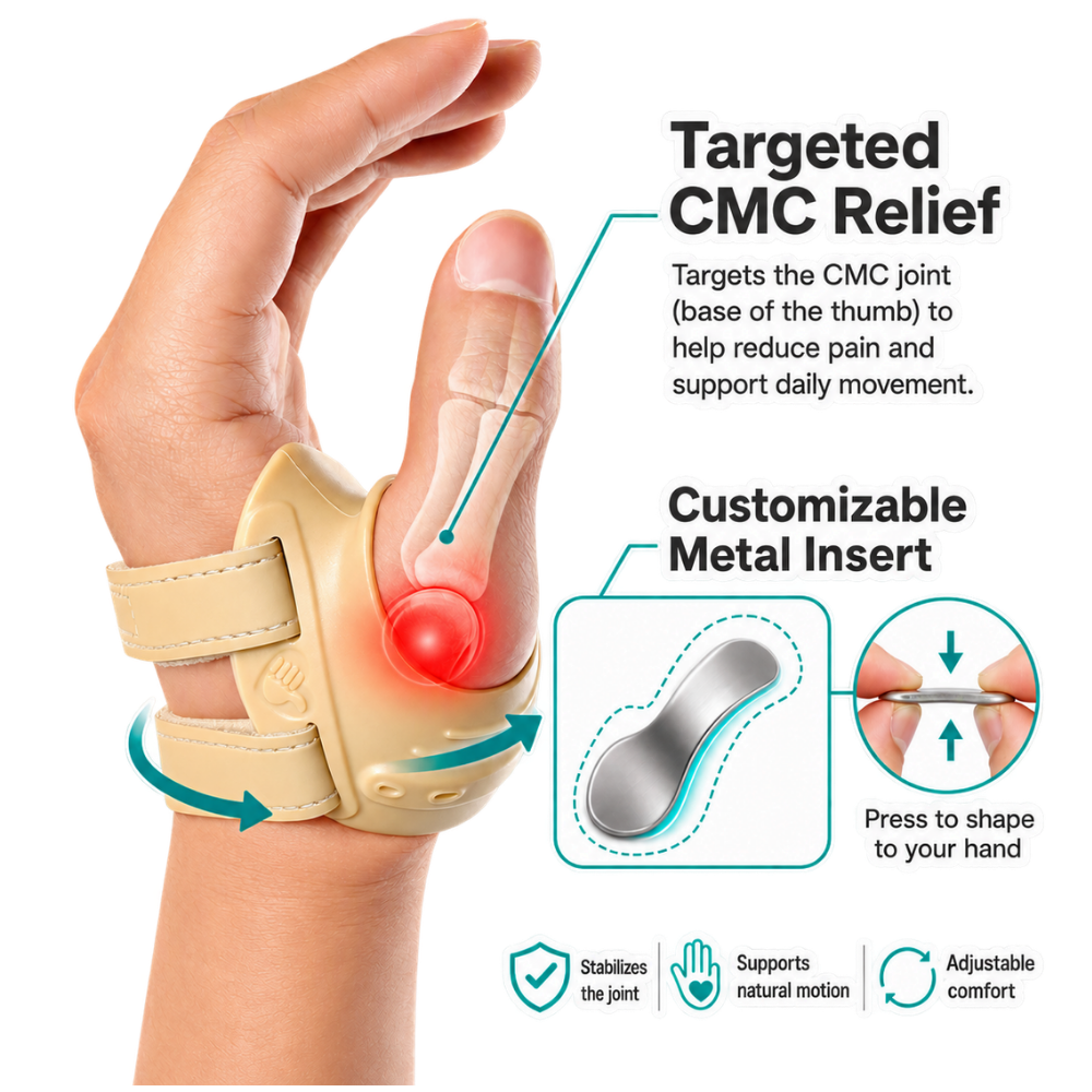 Steady Contoured CMC Thumb Brace - Ozerty