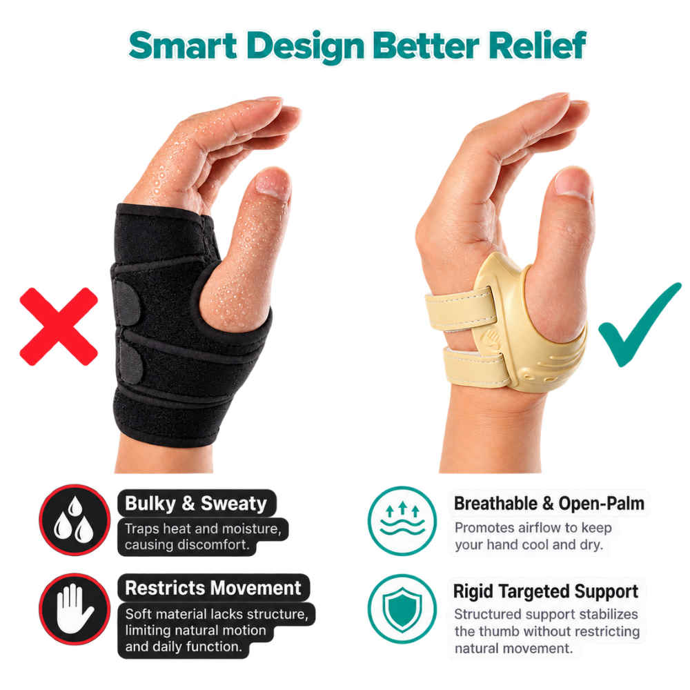 Steady Contoured CMC Thumb Brace - Ozerty