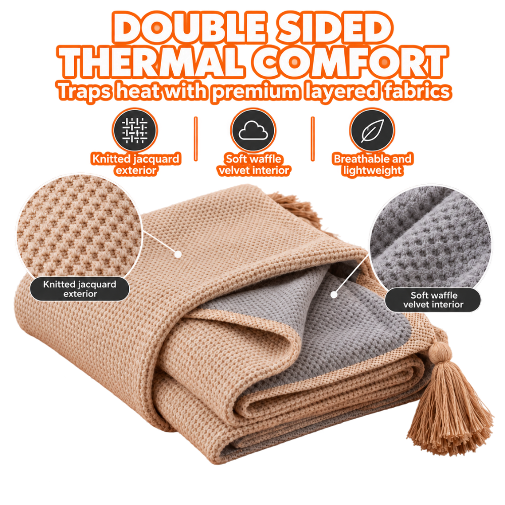 Cozy Hands-Free USB Heated Shawl Blanket - Ozerty