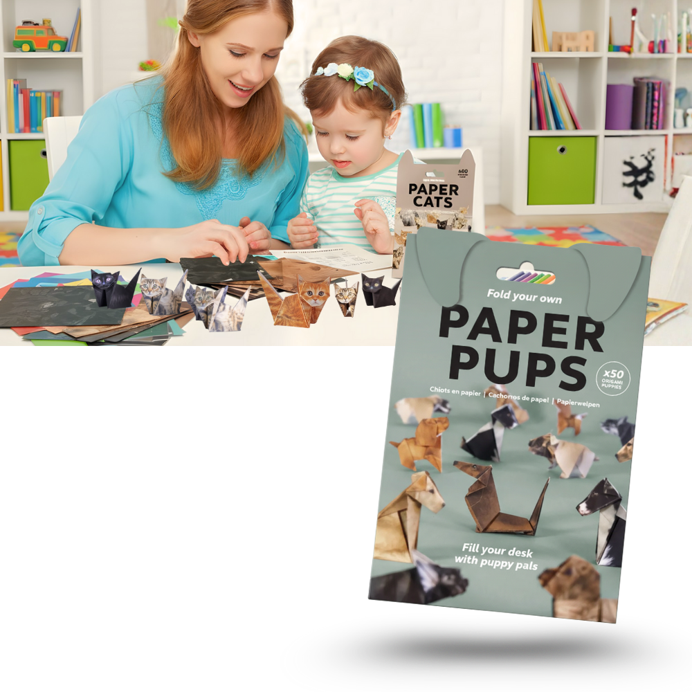 3D Pet Origami Paper  - Ozerty