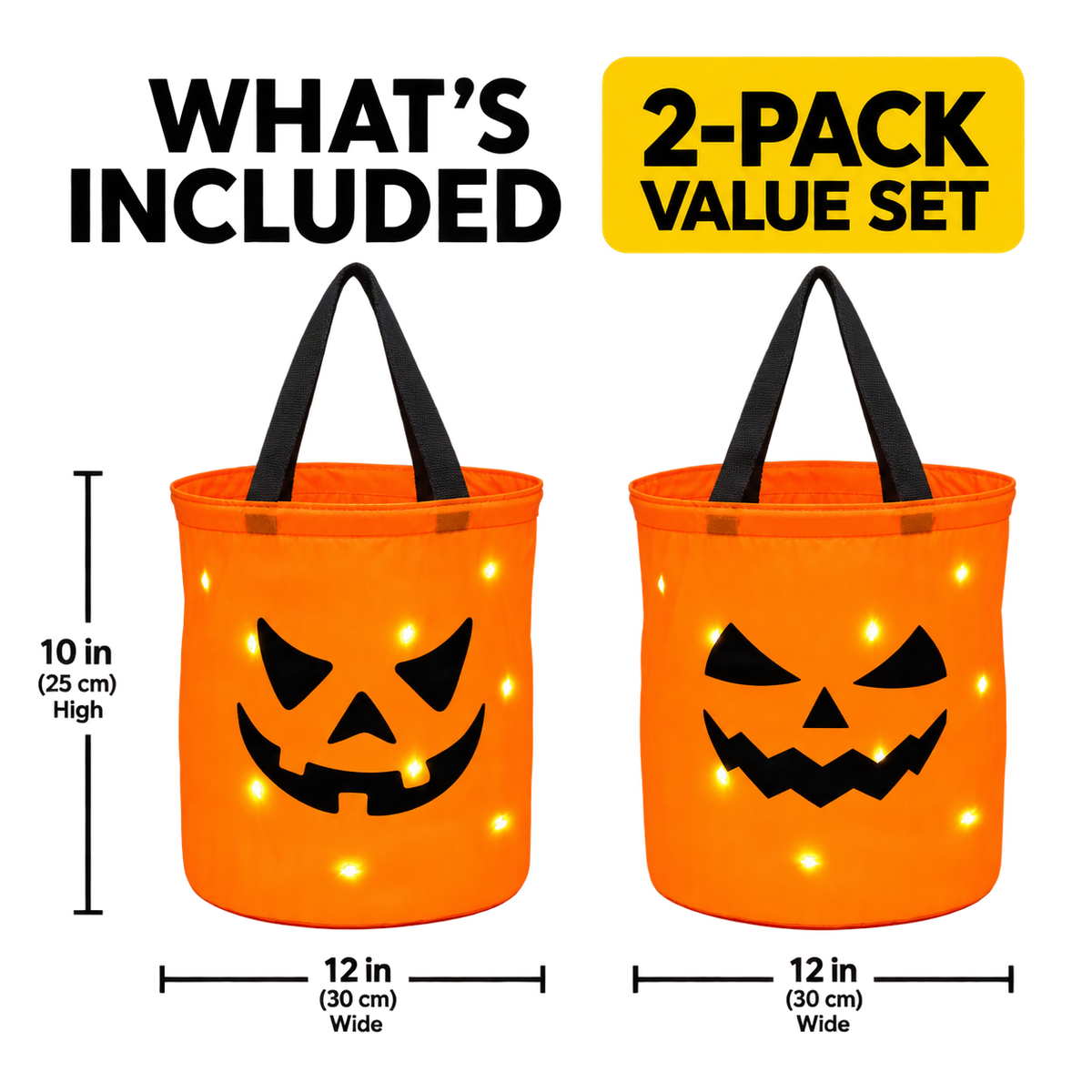 Glowing Halloween Trick or Treat Bag - Ozerty