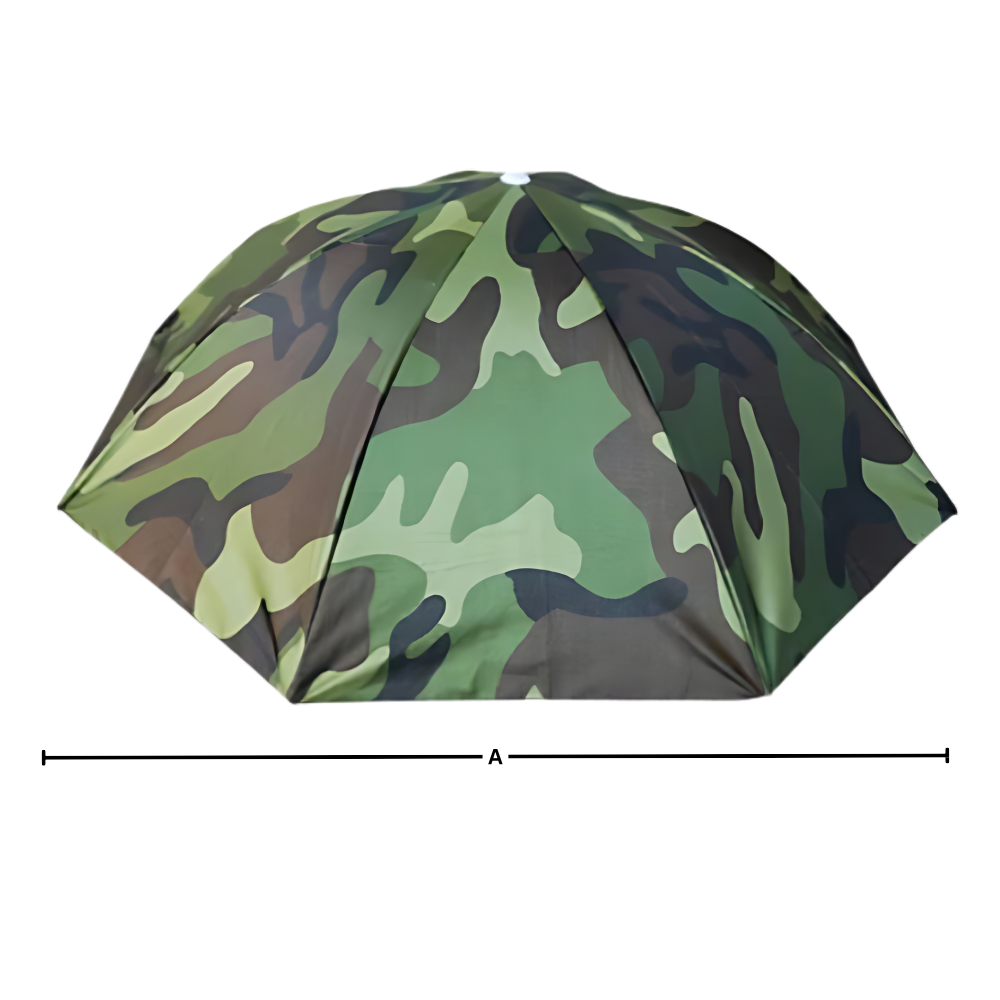 Adjustable Hand-Free Umbrella Hat - Ozerty