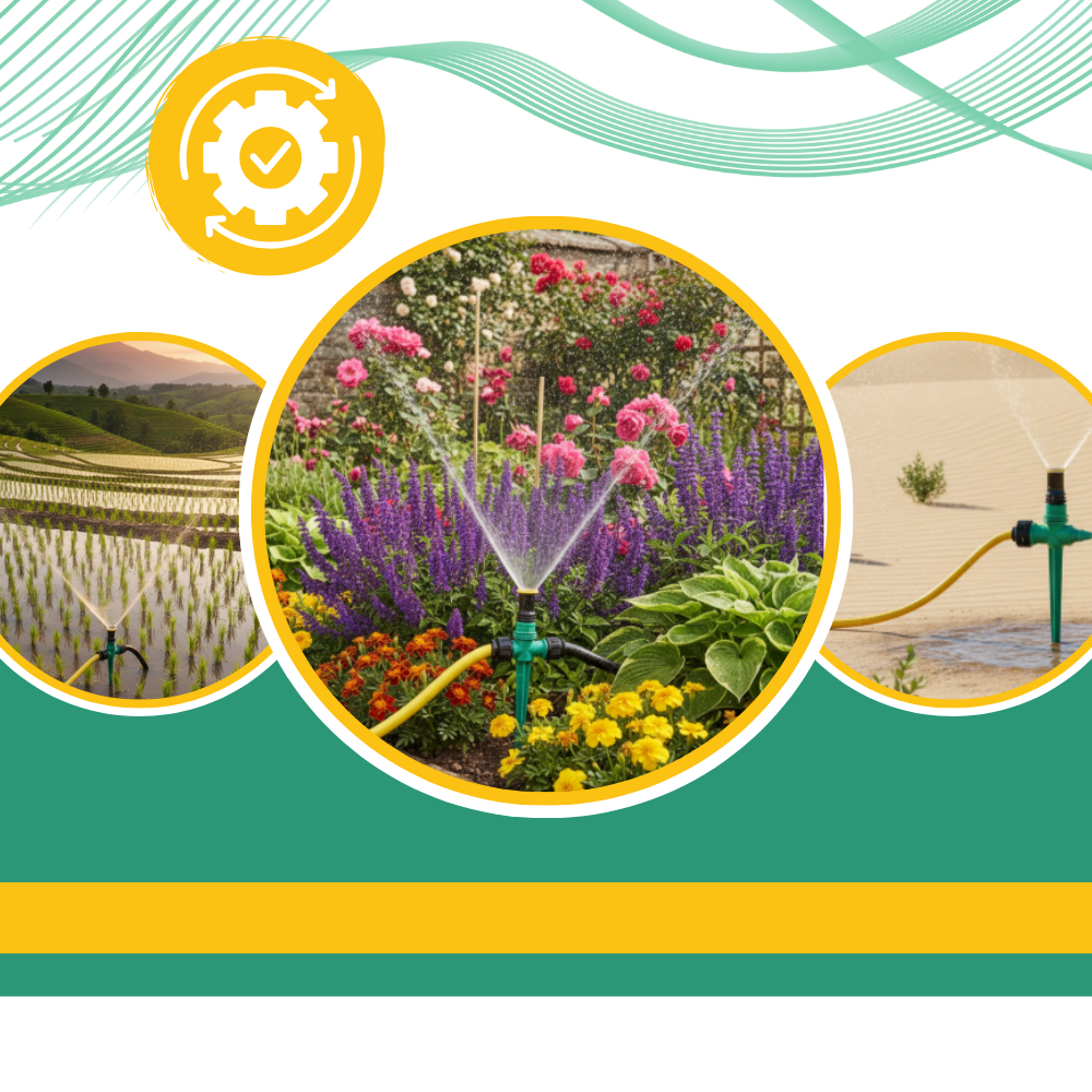 Adjustable Rotary Lawn Sprinkler - Ozerty