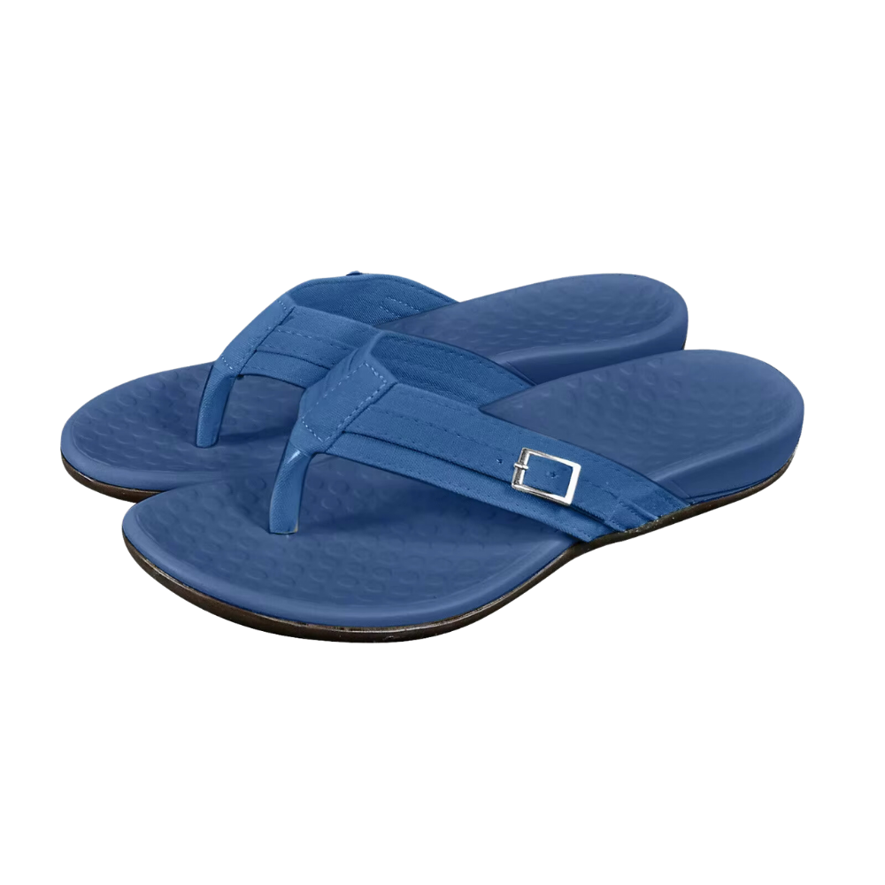 Adjustable Straps Orthopedic Sandals  -Blue - Ozerty