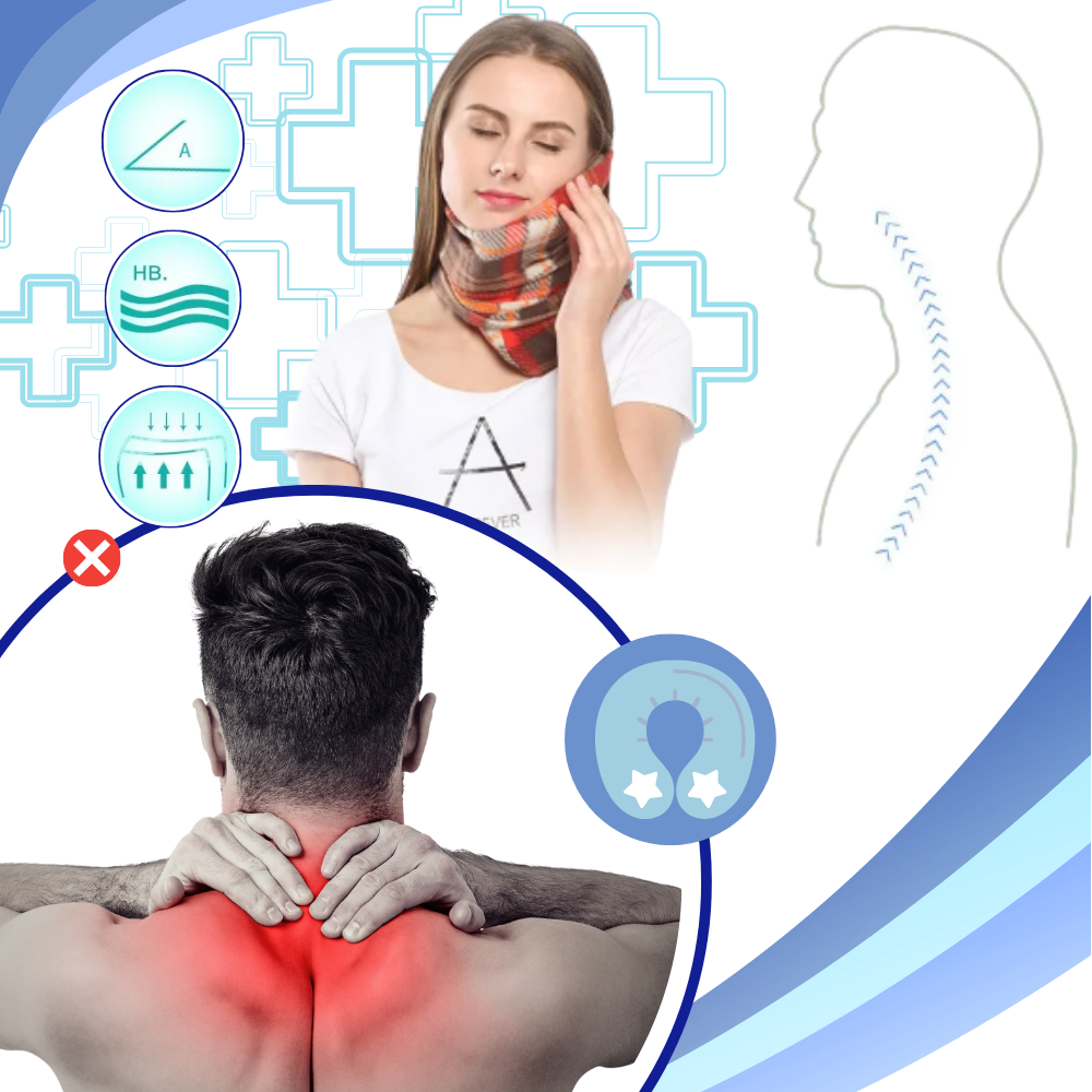 Adjustable Travel Neck Pillow - Ozerty