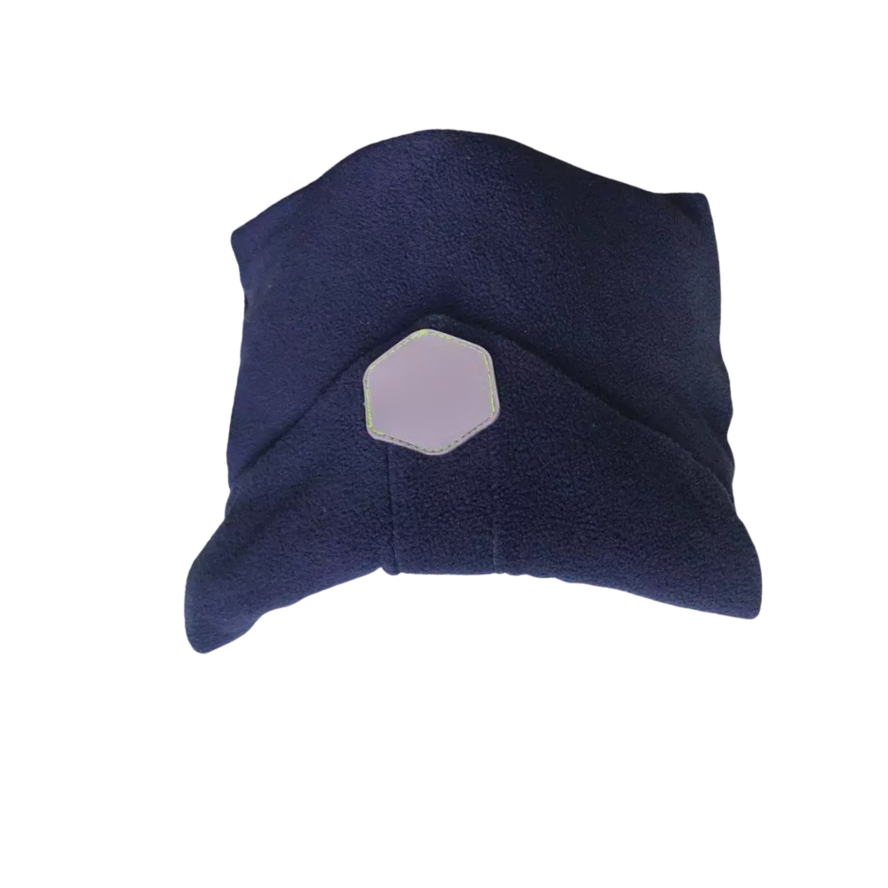 Adjustable Travel Neck Pillow -Navy Blue - Ozerty