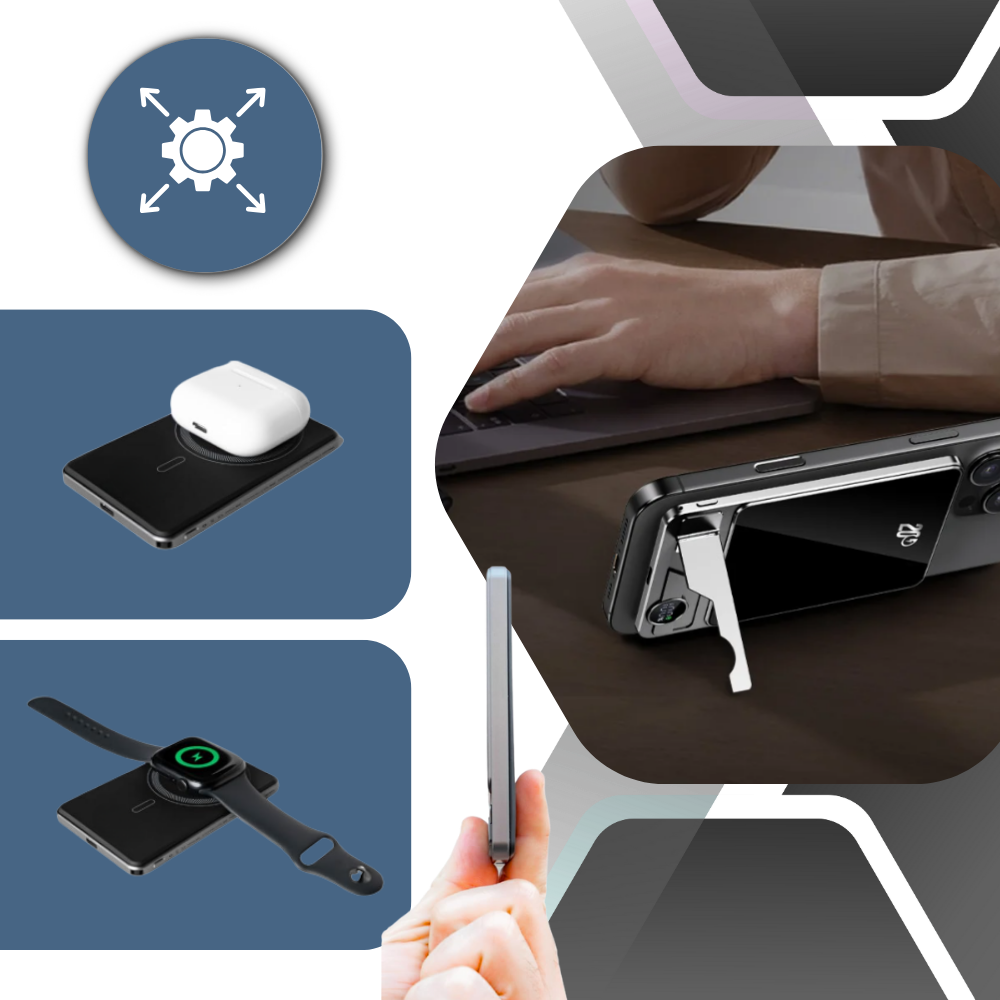 Apple Thin Magnetic Power Bank  - Ozerty