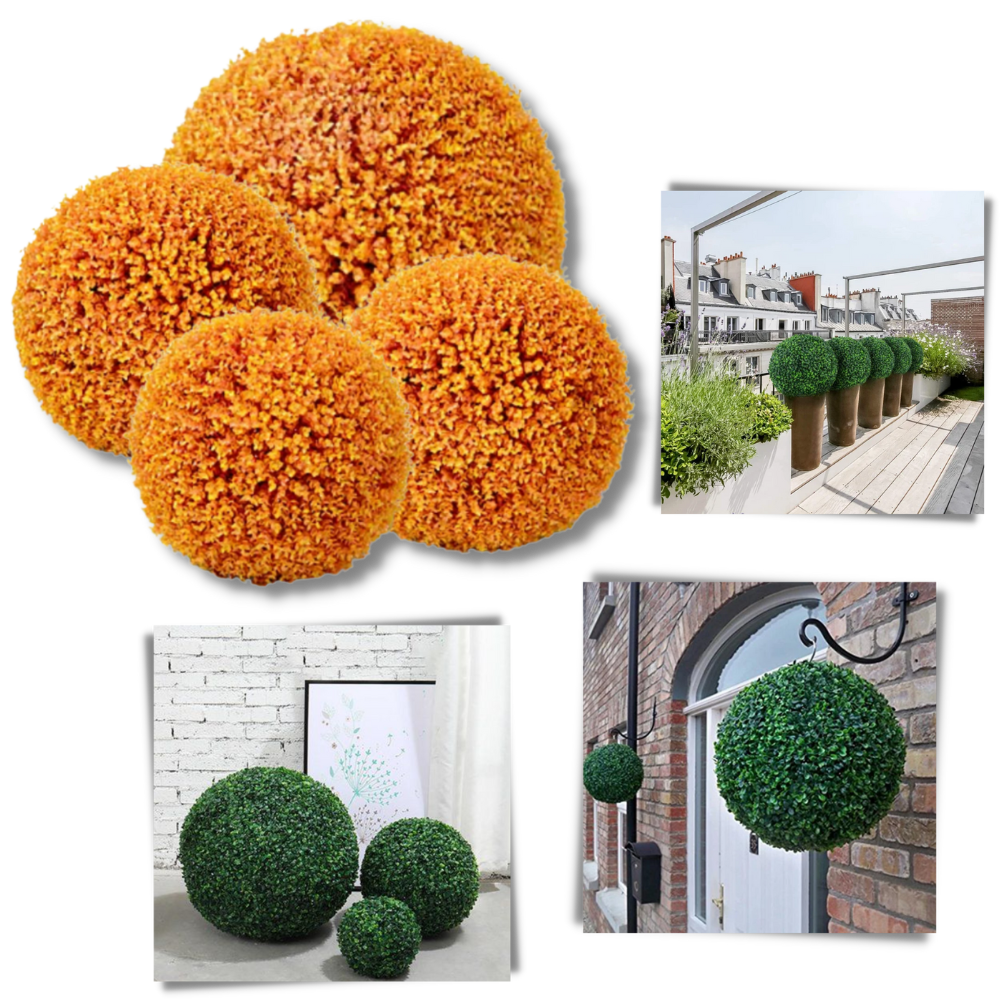 Artificial Topiary Grass Balls