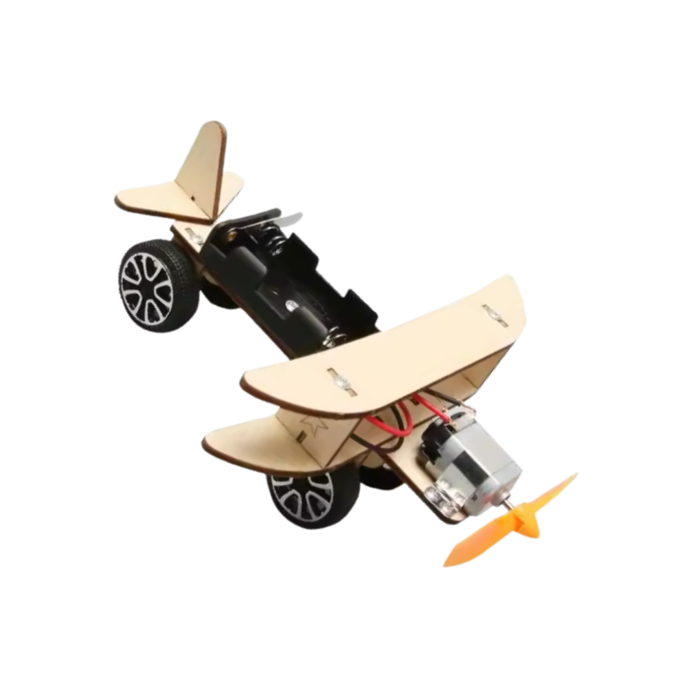 Assembly Wooden Science Toy -Biplane - Ozerty