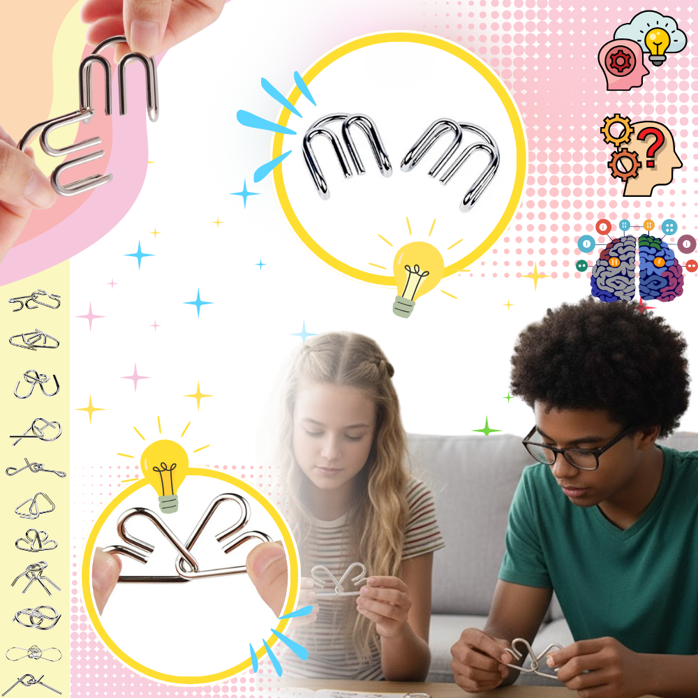 Brain Tease Lock Puzzle - Ozerty