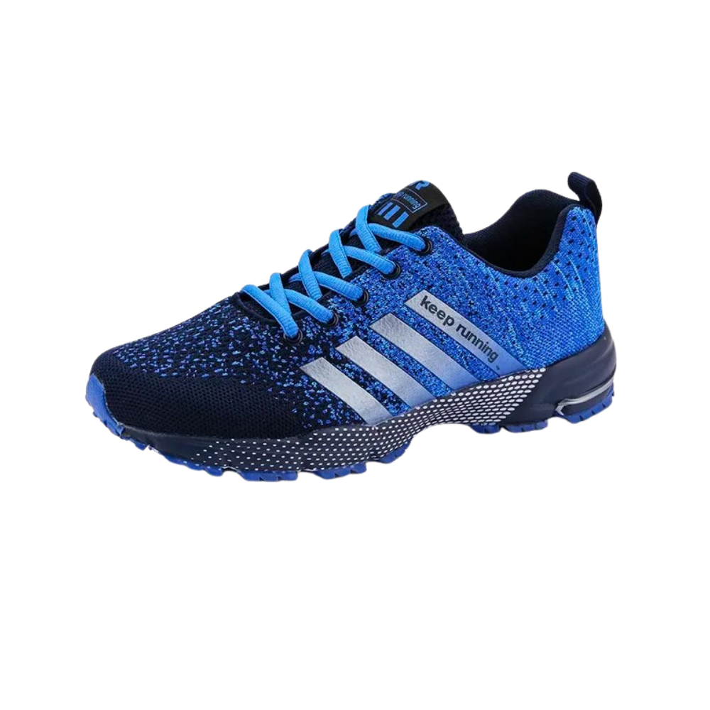 Breathable Men's Trainers  -Blue - Ozerty