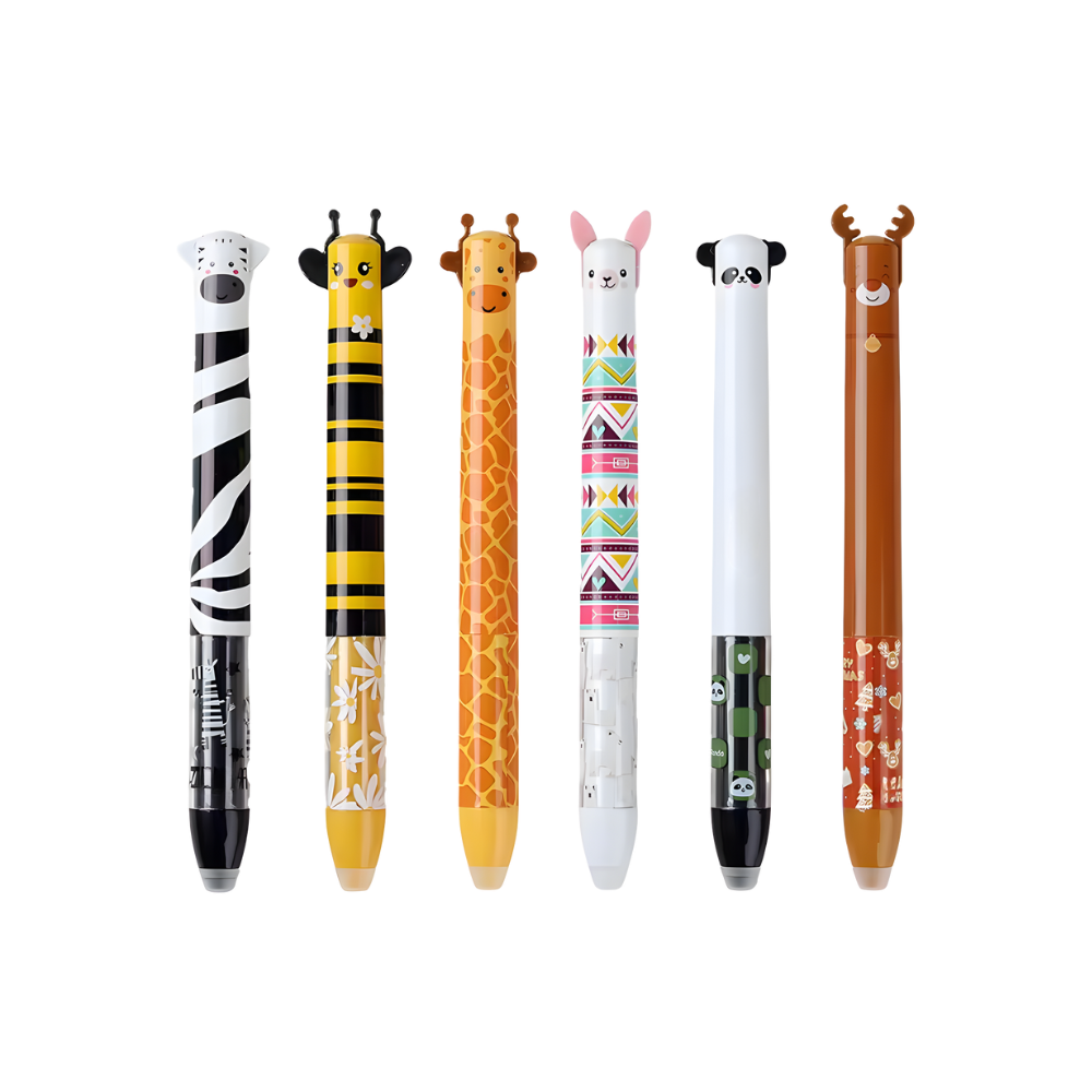 Cartoon Festive Heat Erase Pens -Pastel - Ozerty