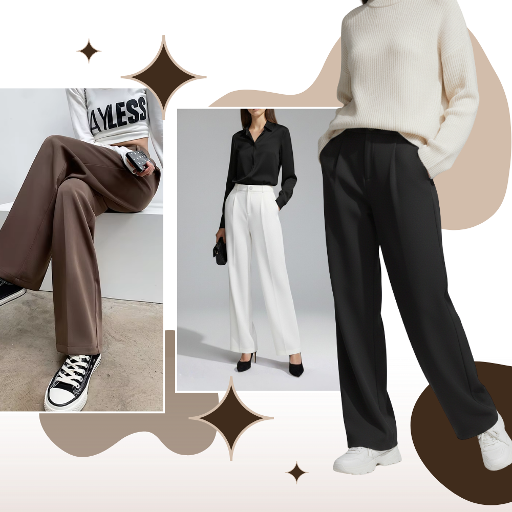 Chic Composure Wide Leg Trouser - Ozerty