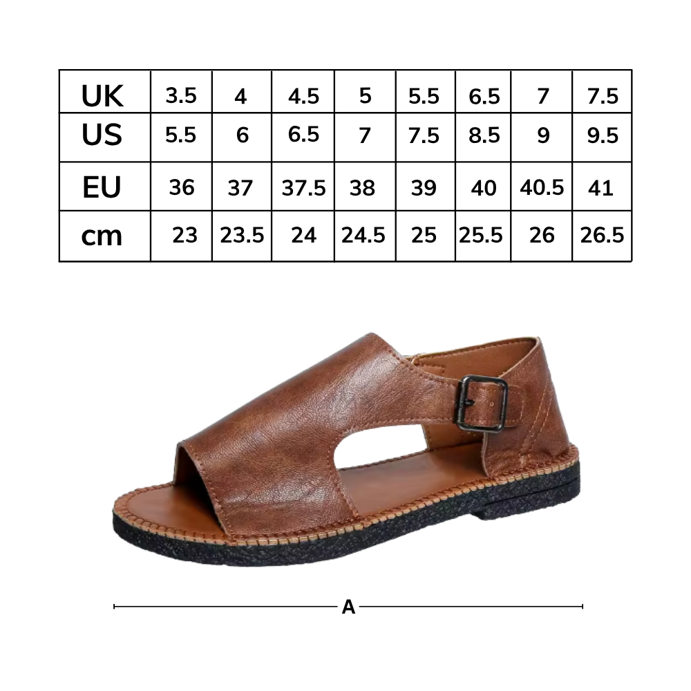 Chic Vintage Orthopedic Sandals  - Ozerty