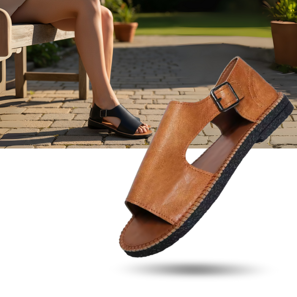 Chic Vintage Orthopedic Sandals  - Ozerty