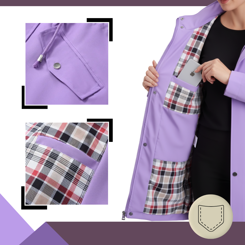 Chic Waterproof Trench Coat - Ozerty